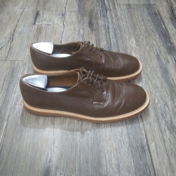 Zara Man casual oxford shoes size 8 men brown - Picture 1 of 9